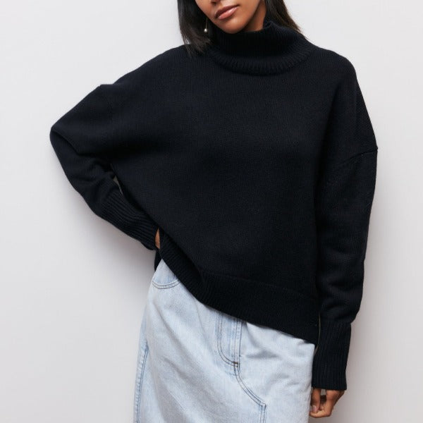 Agata - Knitted Turtleneck Jumper