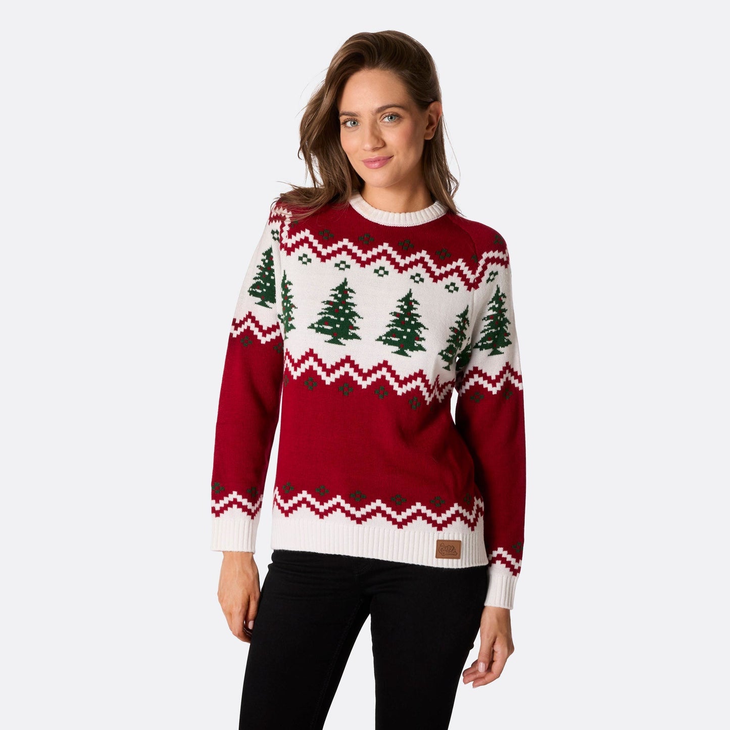 BEBEAU | RETRO CHRISTMAS TREE SWEATER