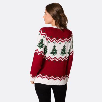 BEBEAU | RETRO CHRISTMAS TREE SWEATER