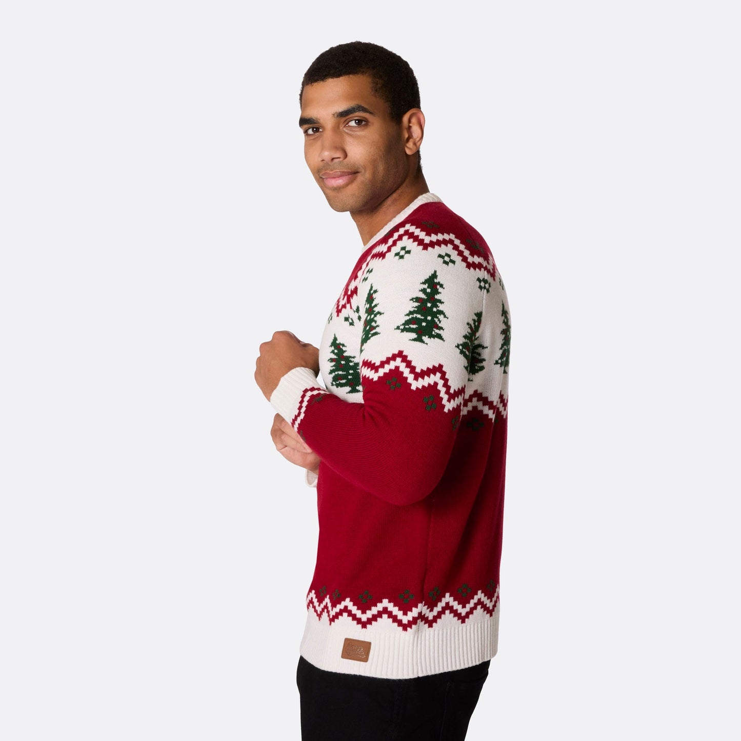 BEBEAU | RETRO CHRISTMAS TREE SWEATER