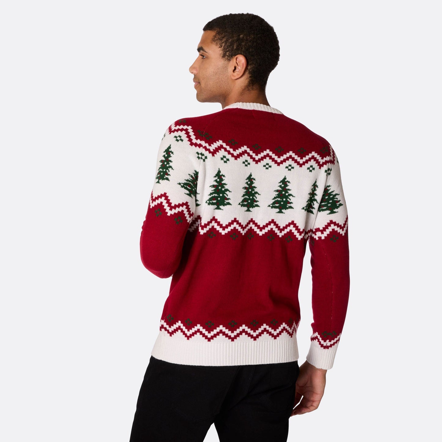 BEBEAU | RETRO CHRISTMAS TREE SWEATER