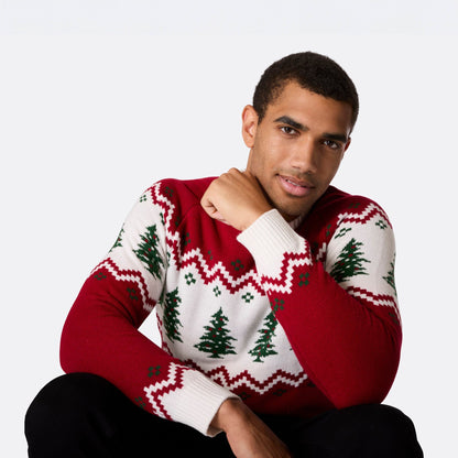 BEBEAU | RETRO CHRISTMAS TREE SWEATER