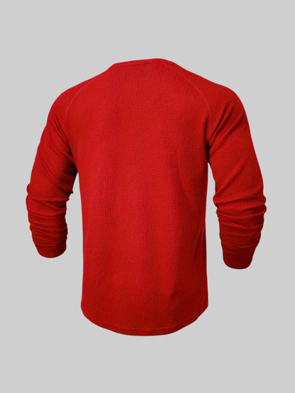 Gary Casual Ribbed Long Sleeve