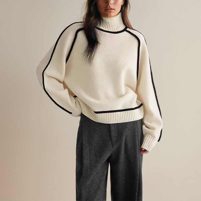 BE BEAU | Emilie Cashmere Turtleneck