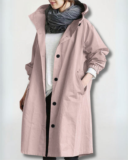 Sleek Shield Trench Coat