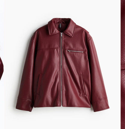 Scarlet - Faux Leather Jacket