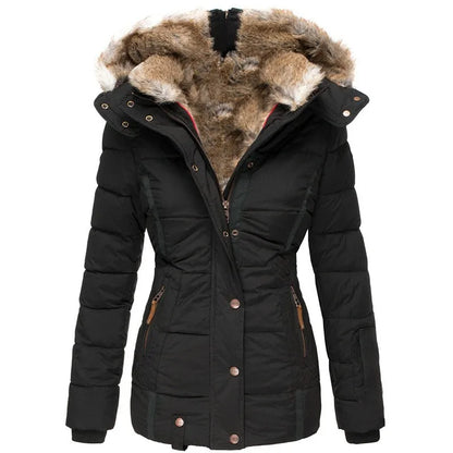 Arya - Luxe Fur-Lined Winter Coat