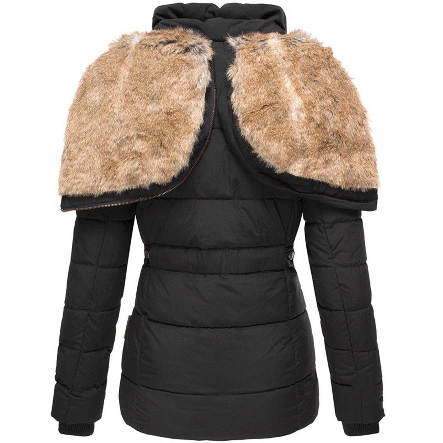 Arya - Luxe Fur-Lined Winter Coat