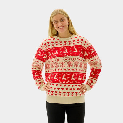 BEBEAU | Christmas Hearts Jumper