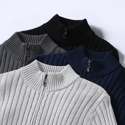 DRACO - MEN'S VINTAGE RIBBED CARDIGAN